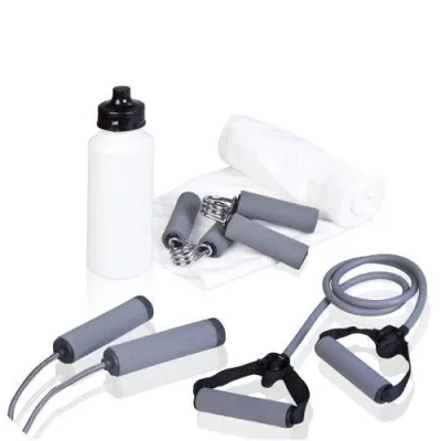 Набор для тренировок LiveUP TRAINING SET серый 6 предметов LS3513 - Robinzon.ua