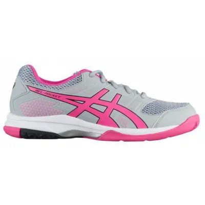 Женские кроссовки для сквоша Asics Gel-rocket 8 mid grey/pink glo (37) 6 B756Y-020 - Robinzon.ua