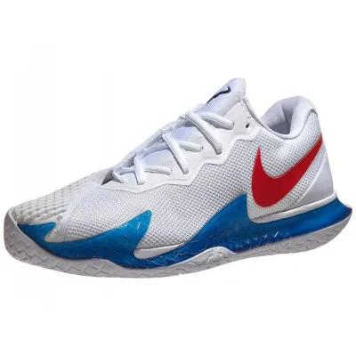 Кросівки чоловічі Nike Zoom VAPOR CAGE 4 RAFA white/red/blue (41) 8 DD1579-113 41 - Robinzon.ua