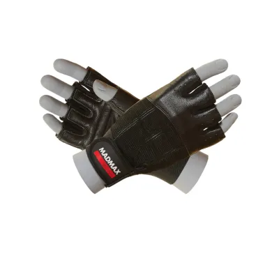 Рукавички для фітнесу та важкої атлетики MadMax MFG-248 Clasic Exclusive Black XL - Robinzon.ua