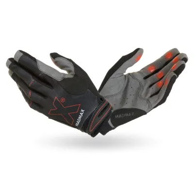 Рукавички для фітнесу та важкої атлетики MadMax MXG-103 X Gloves Black/Grey XL - Robinzon.ua