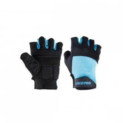 Рукавички для фітнесу та важкої атлетики LivePro FITNESS GLOVES чорний M LP8260-M - Robinzon.ua