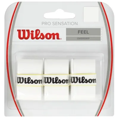 Обмотка Wilson pro overgrip sensation White 3pack (WRZ4010) - Robinzon.ua