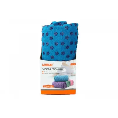 Полотенце для йоги YOGA TOWEL Синий 173/183х61см (LS3752) - Robinzon.ua