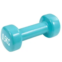 Гантель вінілова PowerPlay  0,5 кг. PP_4103 Блакитна (1шт.) - Robinzon.ua