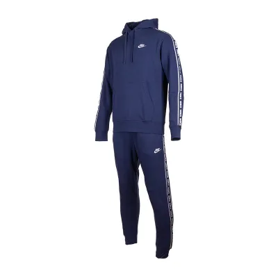 Мужской Костюм спортивный Nike CLUB FLC GX HD TRK SUIT Синий XL (7dFB7296-410 XL) - Robinzon.ua