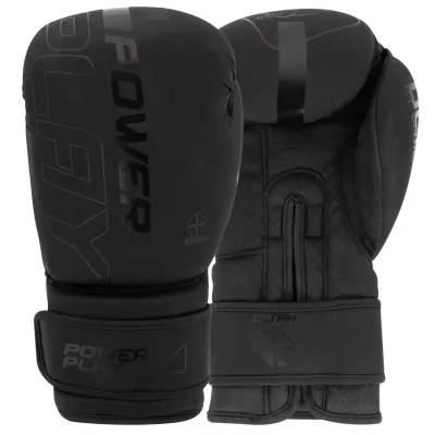 Боксерские перчатки PowerPlay 3024 Ultra Mat Черные 14 унций - Robinzon.ua