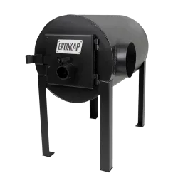 Дровяная печь буржуйка Экожар Про 200  горизонтальная - Robinzon.ua