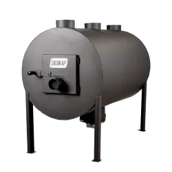 Дров'яна піч буржуйка Екожар Про 1000 Плюс з вбудованим вентилятором - Robinzon.ua