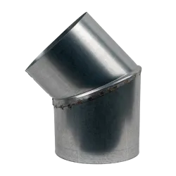 Колено оцинкованное 45°, диаметр 110мм, толщина 0,5мм Колено оцинкованное 45°, диаметр 110мм, толщина 0,5мм - Robinzon.ua