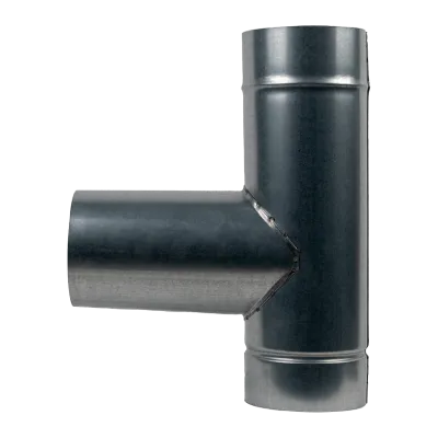 Тройник оцинкованный 90°, диаметр 110мм, толщина 0,5мм - Robinzon.ua