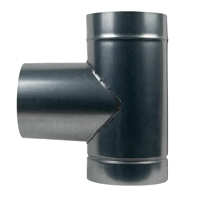 Тройник оцинкованный 90, диаметр 160мм, толщина 0,5мм - Robinzon.ua