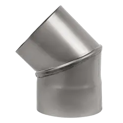 Колено нержавеющее 45°, диаметр 110мм, толщина 0,8мм Колено нержавеющее 45°, диаметр 110мм, толщина 0,8мм - Robinzon.ua