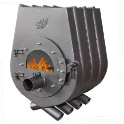 Булерьян тип 00 Экожар на 125 куб.м. с варочной поверхностью со стеклом - Robinzon.ua