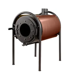 Печь дровяная отопительная DS Modern + медный кожух - Robinzon.ua