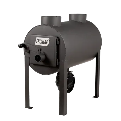 Дров'яна піч буржуйка Екожар Про 203 плюс з вбудованим вентилятором - Robinzon.ua