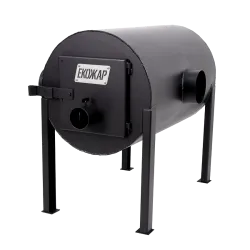 Дровяная печь буржуйка Экожар Про 350 горизонтальная - Robinzon.ua