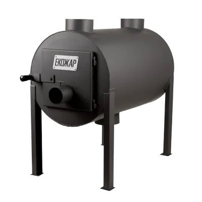 Дров'яна піч буржуйка Екожар Про 350 вертикальна - Robinzon.ua