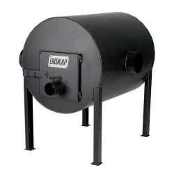 Дровяная печь буржуйка Экожар Про 500 горизонтальная - Robinzon.ua