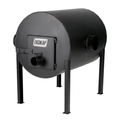 Дров'яна піч буржуйка Екожар Про 500 горизонтальна - Robinzon.ua