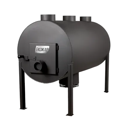 Дров'яна піч буржуйка Екожар Про 700 Плюс комплект з вентилятором - Robinzon.ua