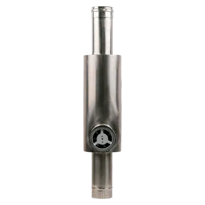 Теплообменник с возможностью принудительного обдува н/ж 110мм - Robinzon.ua