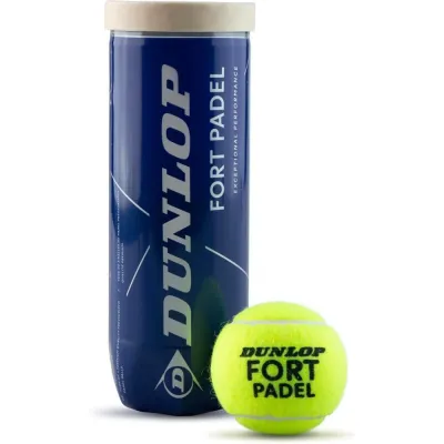 М'ячі для падел тенісу Dunlop FORT PADEL 3PET 601555 - Robinzon.ua