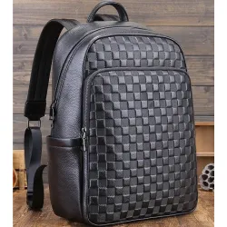 Рюкзак чоловічий шкіряний. Чорний міський рюкзак для ноутбука та документів Tiding Bag 63989 Рюкзак чоловічий шкіряний. Чорний міський рюкзак для ноутбука та документів Tiding Bag 63989 - Robinzon.ua