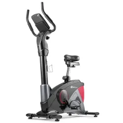 Велотренажер электромагнитный + мат Hop-Sport 090H Apollo черно-красный - Robinzon.ua