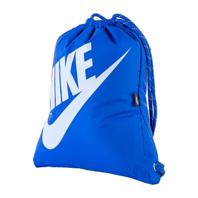 Рюкзак-сумка Nike NK HERITAGE DRAWSTRING Синій One size (DC4245-405) - Robinzon.ua