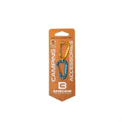 Набір алюмінієвих сервісних карабінів Base Camp Delta 4 Wire Set 2, 2 шт, Blue/Orange (BCP 61316) - Robinzon.ua