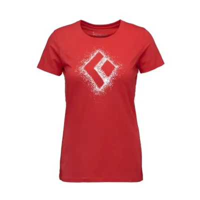 Футболка женская Black Diamond W Chalked Up 2.0 Tee, Coral Red, XS (BD 7524196050XSM1) - Robinzon.ua