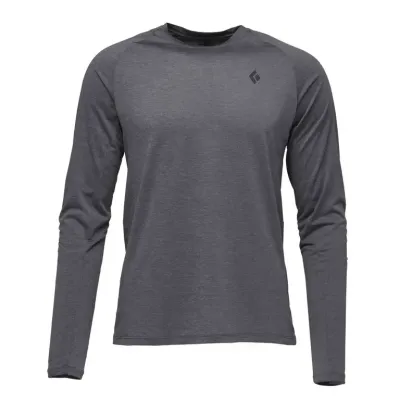 Футболка мужская с длинным рукавом Black Diamond M Lightwire LS Tech Tee, Steel Gray, XXXL (BD 75309000343XL1) - Robinzon.ua