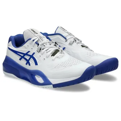 Чоловічі Кросівки Asics GEL-RESOLUTION X white/cobalt blue (44) 10 1041A481-101 44 - Robinzon.ua