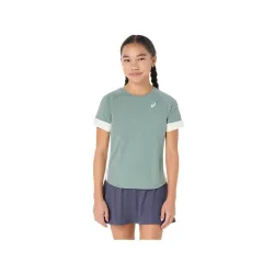 Футболка Asics GIRLS TENNIS SS TOP MONUMENT BLUE/CREAM (XS) 2044A045-400 (XS) - Robinzon.ua