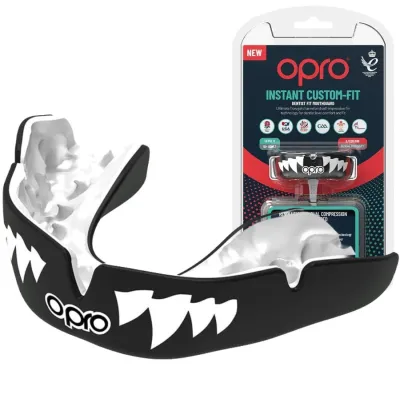 Капа OPRO Instant JAWS взрослая (вик 11+) Black (art.102525002) - Robinzon.ua