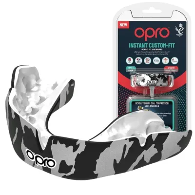 Капа OPRO Instant CAMO взрослая (вик 11+) Black/White (art.102523002) - Robinzon.ua