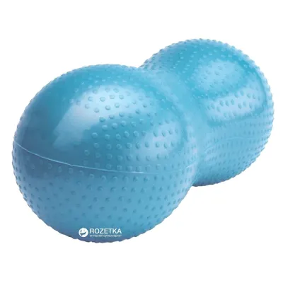 Мяч для массажа LiveUP MINI THERAPY BALL голубой 28x12см LS3574 - Robinzon.ua