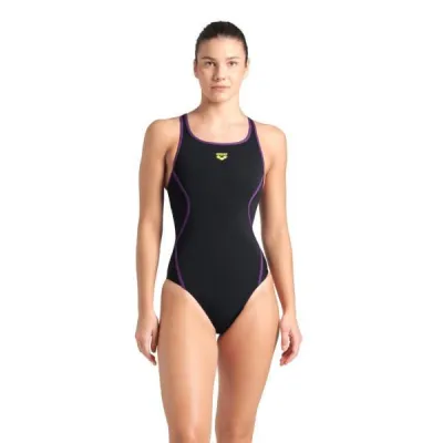 Женский Купальник Arena PRO_FILE SWIMSUIT SOLID Черный 38 (008055-590 38) - Robinzon.ua