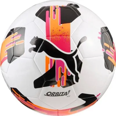 М'яч футбольний Puma Orbita 6 MS білий, чорний, рожевий  5 084335-13 5 - Robinzon.ua