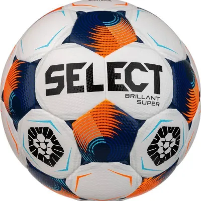 М'яч футбольний SELECT BRILLANT SUPER UKRAINE FIFA білий, синій  5 361577-119 5 - Robinzon.ua