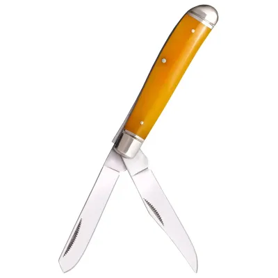 Нож складной Cold Steel Mini Trapper, Yellow Bone (CST CS-FL-MTRPR-Y) - Robinzon.ua