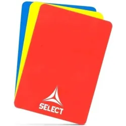 Карточки арбитра Select Referee cards v24 (набор 3шт) Красный, Желтый, Синий 12х9 см (749092-003) - Robinzon.ua