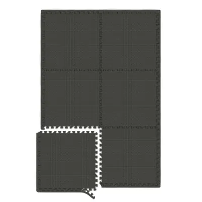 Мат-пазл толщиной 1 см - 6 частей Hop-Sport A010 черный - Robinzon.ua