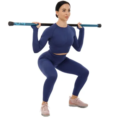 Палка гимнастическая 3-х секционная Бодибар Zelart 9994-4 вес 4 кг - Robinzon.ua