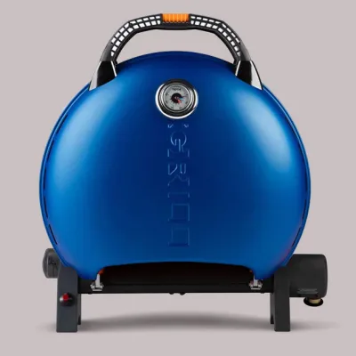 Портативный переносной газовый гриль O-GRILL 600T, синий + шланг в подарок! - Robinzon.ua