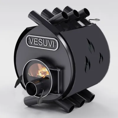 Булерьян «Vesuvi» classic «01» c термостойким стеклом и защитным кожухом - Robinzon.ua