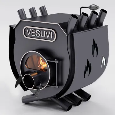 Булерьян «Vesuvi» с варочной поверхностью «01» c термостойким стеклом и защитным кожухом - Robinzon.ua