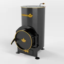 Буржуйка «Canada» 85 м3 із зольником LUX Буржуйка «Canada» 85 м3 із зольником LUX - Robinzon.ua