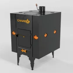 Піч дров'яна «Canada» з теплоакумулятором і захисним кожухом LUX Піч дров'яна «Canada» з теплоакумулятором і захисним кожухом LUX - Robinzon.ua